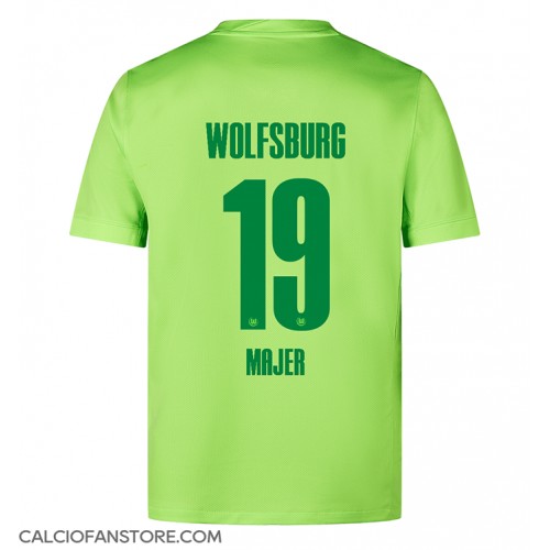 Maglia Calcio Wolfsburg Lovro Majer #19 Prima Divisa 2024-25 Manica Corta